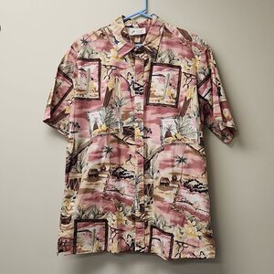 Vintage Malihini Aloha Shirt Made in Hawaii Xl